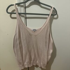 525 America Women's Light Pink Knit Camisole